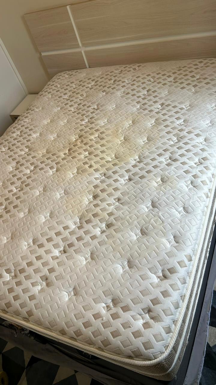 Colchão antes da higienização